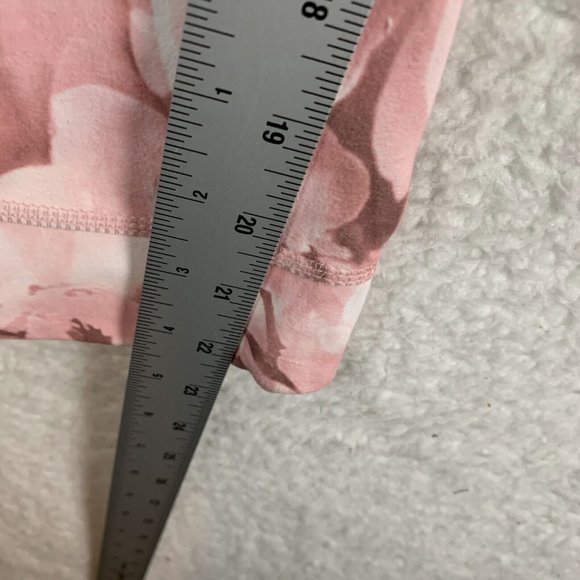 Harmony Balance‎ Yoga Pants Women's XL Pink Floral Polyester Elastic Waist 7057 - Picture 6 of 10